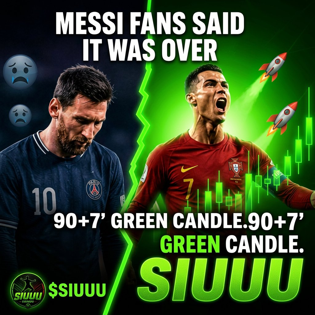 SIUUU Messi fans said it was over